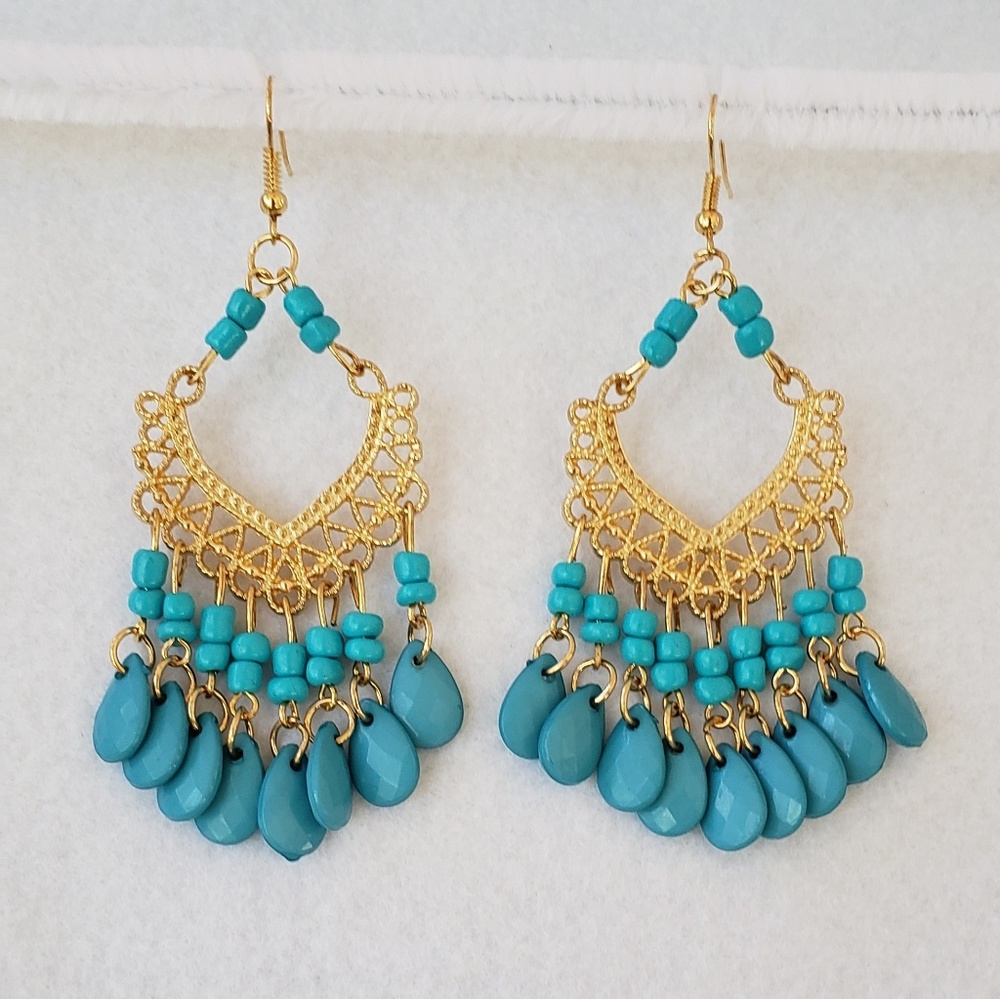 Bohemian Dangle Earrings.